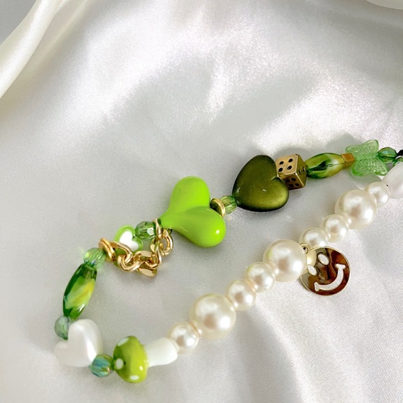 Beaded phone charm y2k aesthetic wildflower - Picture 3 of 3